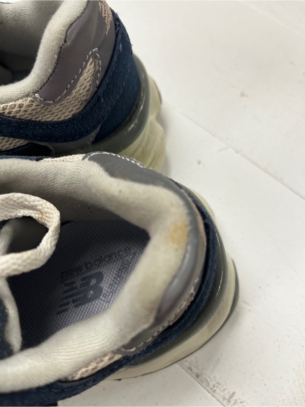 New Balance 9060 Natural Indigo Blue Grey U9060IND Size 2.5 - Picture 7 of 8